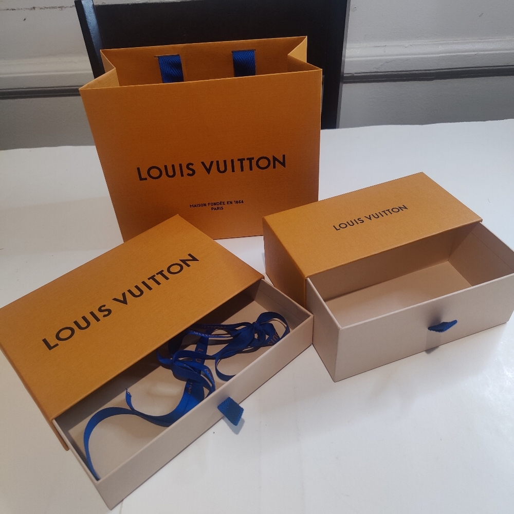 Louis Vuitton Bundle Two Empty Boxes With Small S… - image 5